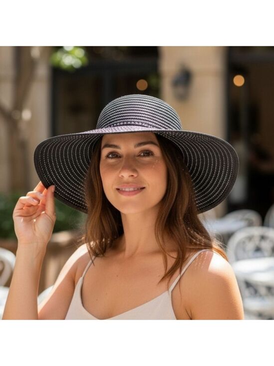 Magid Accessories - Sun Hat -  Black and White